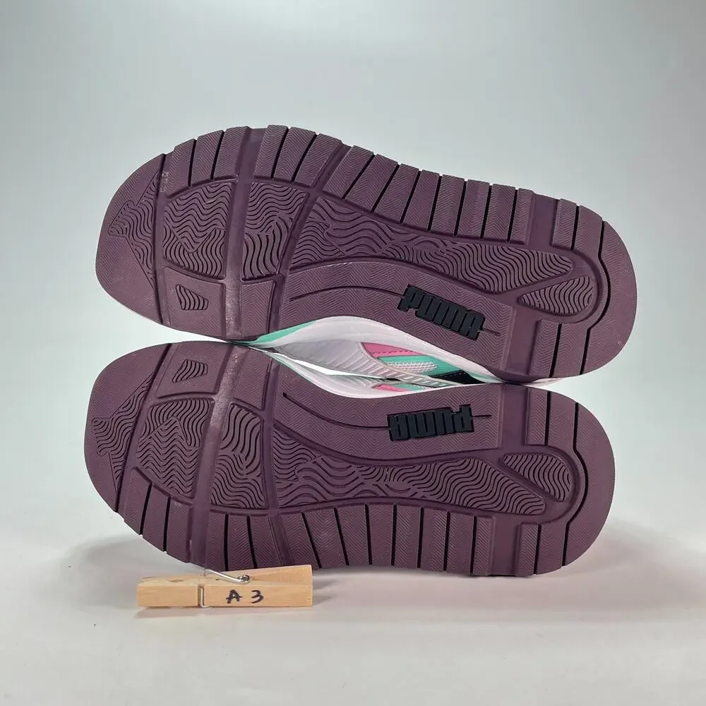 PUMA Trinity White Mint Mauve Chunky Lifestyle Sneakers 390838-16 Youth Size 4